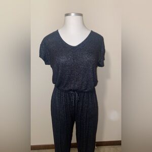 Women’s large Serra black one-piece jumpsuit.